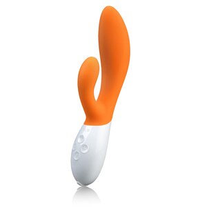 LELO Ina 2 Sleek And Powerful Luxury Rabbit Vibrator, Orange , CVS