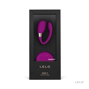 LELO Tiani 3 Deep Rose Remote-controlled Couples Massager , CVS
