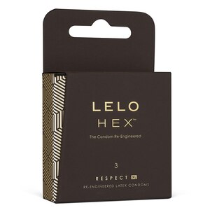 Lelo HEX Respect XL Condoms, 3 CT