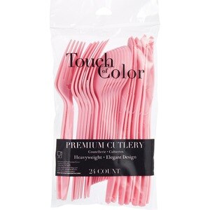Touch of Color Premium - Cubiertos, rosado