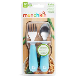 UPC 735282271489 product image for Munchkin Raise Toddler Fork & Spoon Set | CVS | upcitemdb.com