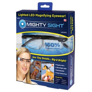 Mighty Sight - Gafas con aumento y luz LED