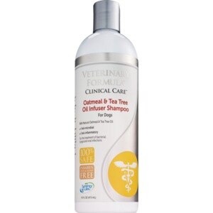 Veterinary Formula Clinical Care Oatmeal & Tea Tree Shampoo for Dogs, 16 OZ