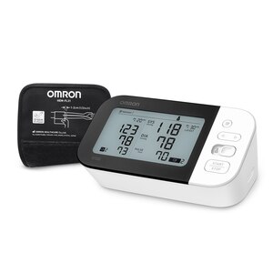 OMRON 7 Series - Tensiómetro inalámbrico para brazo c/comparación lado a lado en pantalla LCD