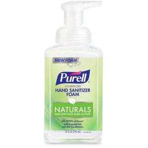 PURELL Naturals Foam Hand Sanitizer, 10 OZ