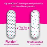 Florajen Refrigerated Probiotics for Women, Multi Culture Probiotic Nutritional Supplement, Supports Vaginal Flora Balance, Relieves Occasional Gas, Bloating & Constipation, 15 Billion CFUs, 30 CT, thumbnail image 3 of 8