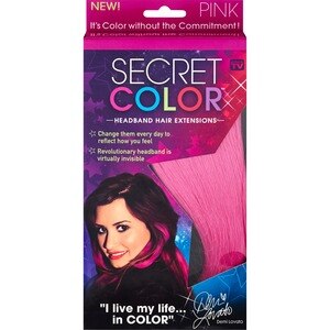 As Seen On TV Secret Color Headband Hair Extensions, Blue