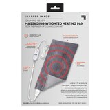 Sharper Image Calming Heat Massaging Weighted Heating Pad, thumbnail image 2 of 4