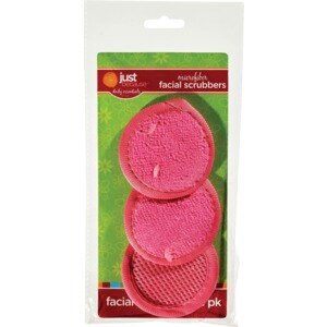 Just Because Daily Essentials Microfiber Facial Scrubbers, 3CT , CVS