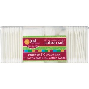 Just Because Daily Essentials Cotton Set - 24 Ct , CVS