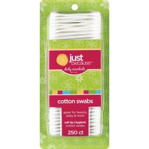Just Because Daily Essentials Cotton Swabs, 250 Ct , CVS