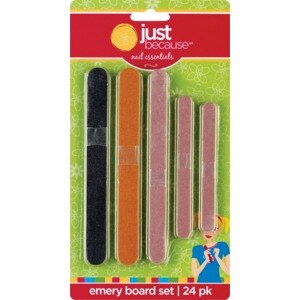 Just Because Nail Essentials Emery Board Set - 5 Ct , CVS