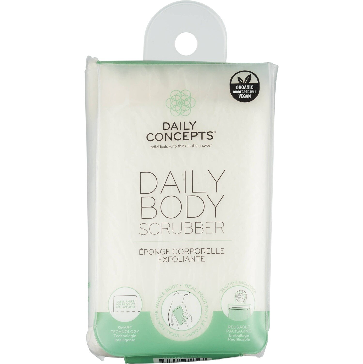 Daily Concepts Daily Body Scrubber, White , CVS