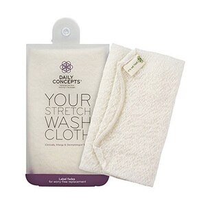 Daily Concepts Daily Stretch Wash Cloth, Reusable Packaging, White, 1 EA , CVS
