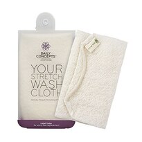 Daily Concepts Daily Stretch Wash Cloth, Reusable Packaging, White, 1 EA