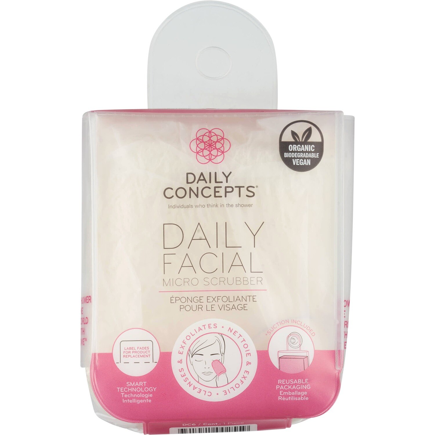 Daily Concepts Daily Facial Micro Scrubber, White , CVS