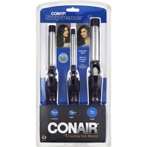 Conair Supreme Triple Pack Curling Irons, 3/4-Inch 1-Inch & 1/2-Inch , CVS