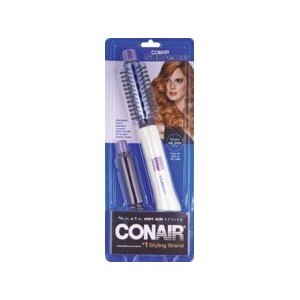  Conair Supreme 2-in-1 Hot Air Brush Styler, 3/4-Inch & 1-Inch 