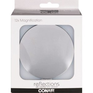 Conair 12x Mag Led Dome Mirror - Chrome