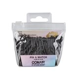 Conair Bobby Pins with Pouch - Black, Saavy Value 200pcs, thumbnail image 1 of 6