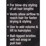 Conair Velvet Touch Fast Dry Hair Brush, Black, thumbnail image 4 of 4