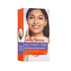 Sally Hansen Hair Remover Wax Strip Kit for Face & Bikini