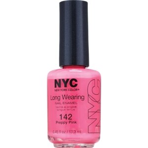 N.Y.C. NYC Long Wearing Nail Enamel, Preppy Pink - 0.45 Oz , CVS