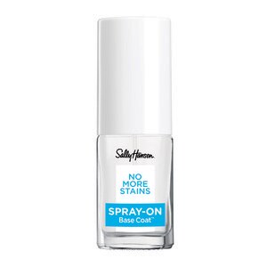 Sally Hansen Treatment, No More Stains, Spray On Base Coat