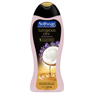 Softsoap Luminous Oils - Gel de baño hidratante, Coconut Oil & Lavender, 20 oz