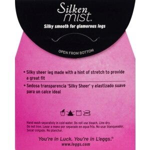 L Eggs Silken Mist Size Chart