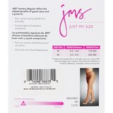 Just My Size Regular Reinforced Toe Pantyhose Size 4X Off Black, thumbnail image 2 of 3