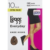 L'eggs Everyday Knee Highs One Size Reinforced Toe, thumbnail image 1 of 4