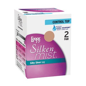 L'eggs Silken Mist Silky Sheer Control Top Pantyhose