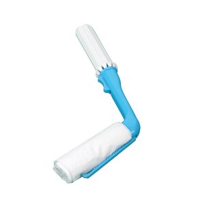 Maddak - Accesorio para limpiarse con papel higiénico, con mango rotatorio y botón para expulsar, azul
