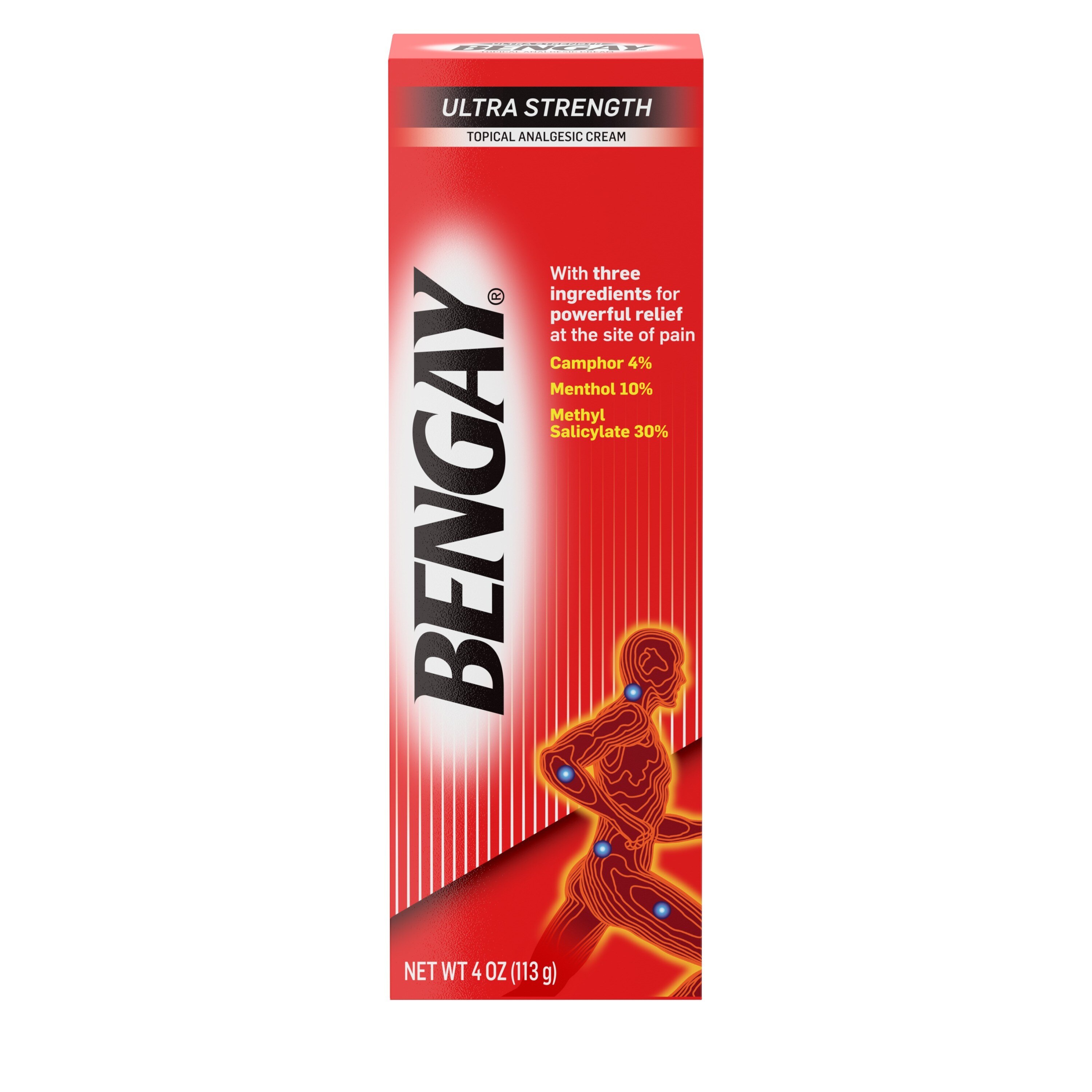Ultra Strength Bengay Topical Pain Relief Cream, 4 Oz , CVS