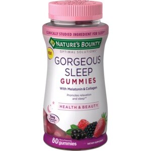 Nature's Bounty Optimal Solutions Gorgeous Sleep, With Melatonin & Collagen, 60 Ct , CVS