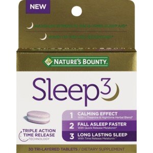 Nature's Bounty Sleep3 Tri-Layer Capsules, 30 Ct , CVS