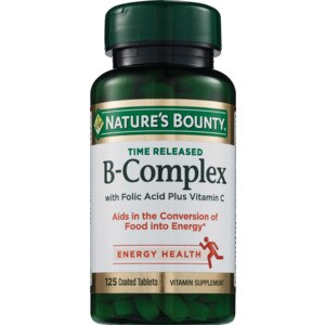 Nature's Bounty B-Vitamin Complex Tablets, 125 Ct , CVS