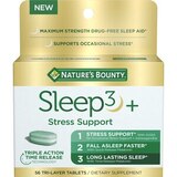 Nature's Bounty Sleep3 Stress Support Tri-Layered Tablets, 56 CT, thumbnail image 1 of 7