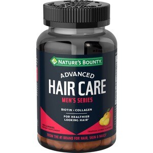  Nature's Bounty Advanced Men's Series Hair Gummies, 100 CT 