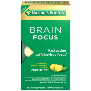 Nature's Bounty Brain Focus Chewable Tablets, 30 CT