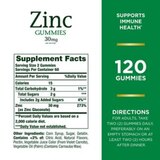 Nature's Bounty High Potency Zinc Wildberry Gummies, 120 CT, thumbnail image 3 of 3