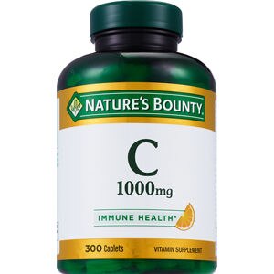 Nature's Bounty Pure Vitamin C Caplets, 1000 Mg, 300 CT