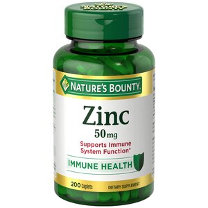 Nature's Bounty Zinc 50 mg, 200 CT