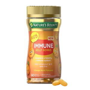 Nature's Bounty Kids Immune Jelly Beans, Immune Support, Orange Burst Flavor, 80 CT