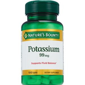 Nature's Bounty - Cápsulas de potasio, 99 mg, 100 u.