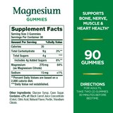 Nature's Bounty Magnesium Citrate 270mg, Raspberry Gummies, 90 CT, thumbnail image 2 of 6