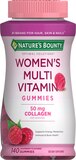 Nature's Bounty Optimal Solutions Women's Multivitamin Gummies, Dietary Supplement, Raspberry Flavor, 140 CT, thumbnail image 1 of 6