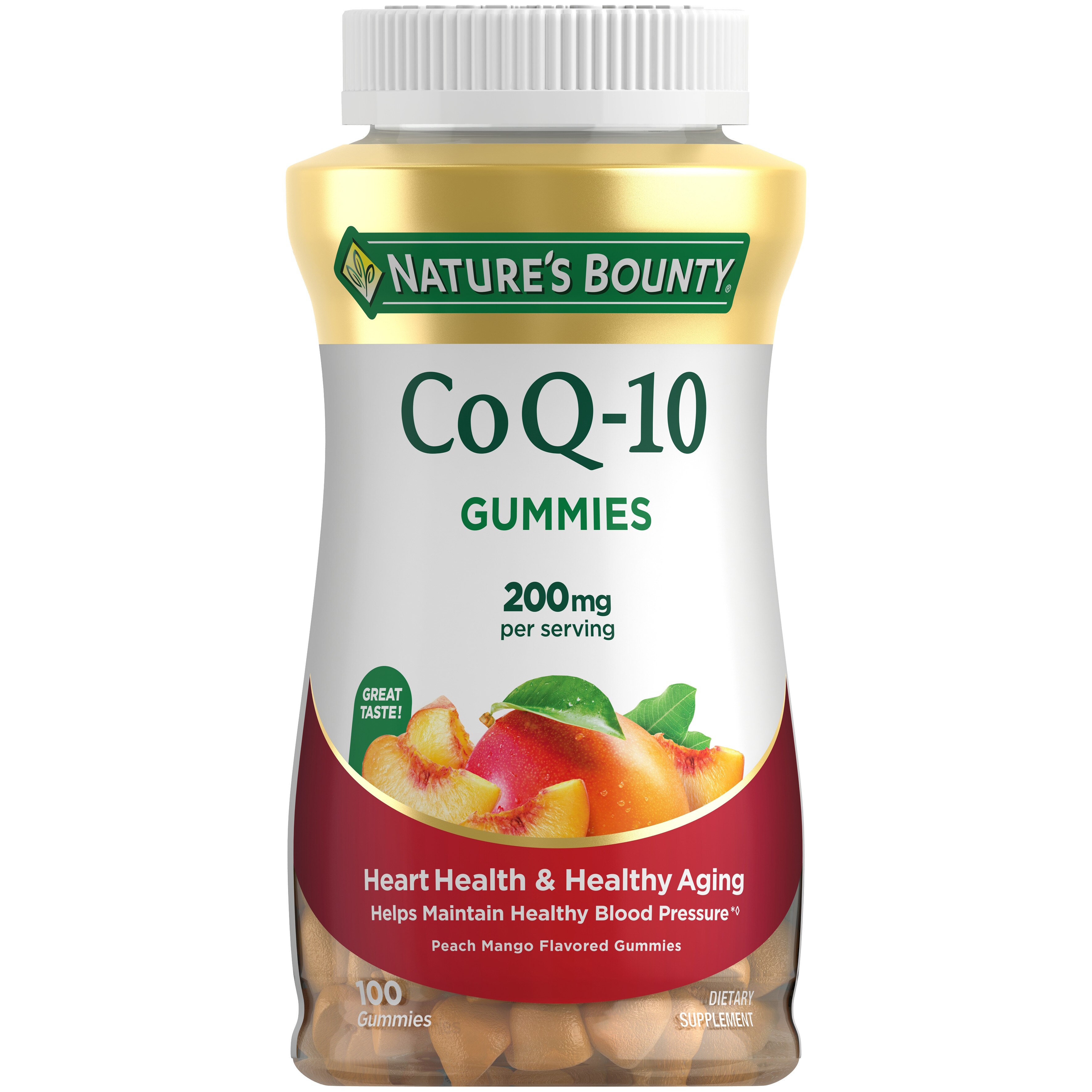 Nature's Bounty CoQ10 Supplement, 200mg, 100 Gummies - 100 Ct , CVS