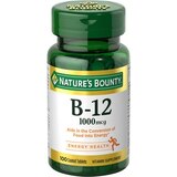 Nature's Bounty Vitamin B-12 Tablets 1000mcg, 100CT, thumbnail image 1 of 1